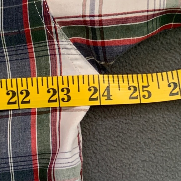 Knights of Round Table Mens Button Down Cotton Short Sleeve Plaid Shirt - Picture 6 of 7